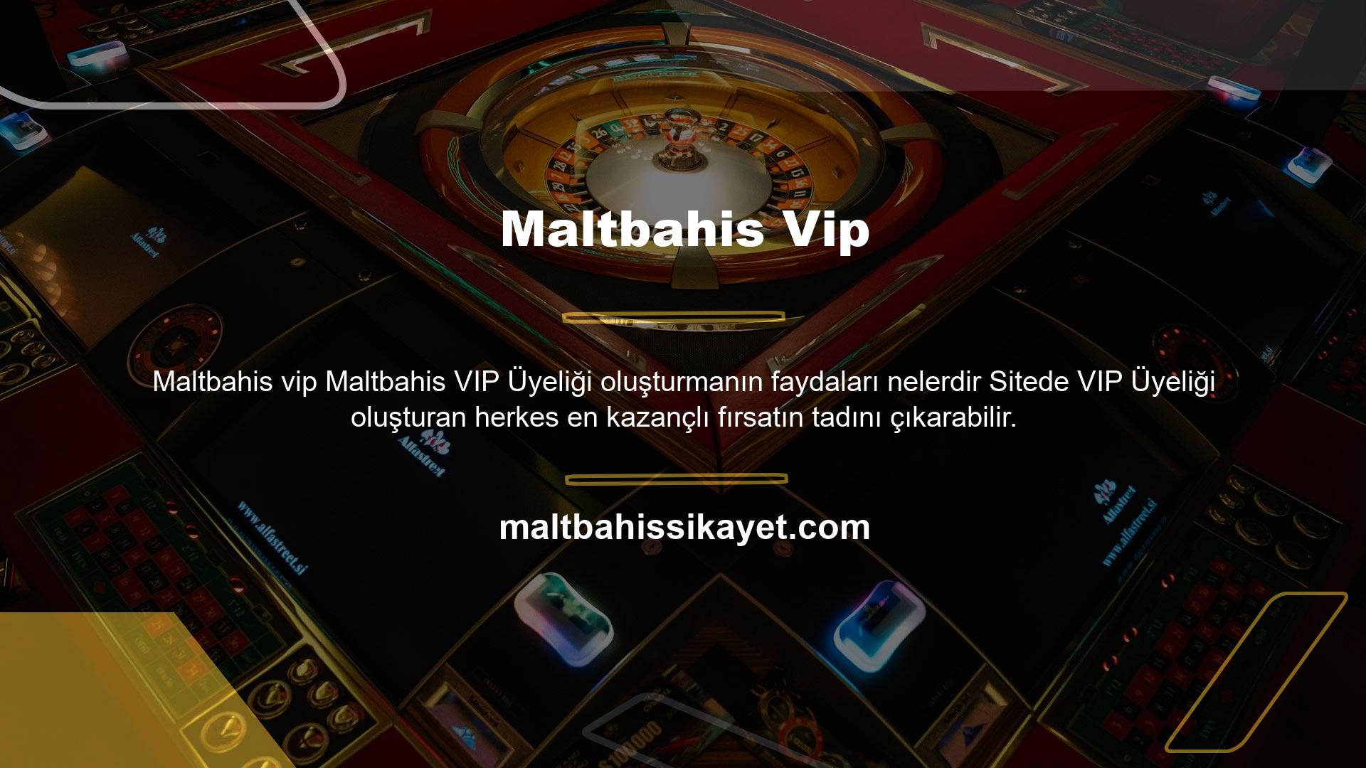 Birkaç hızlı adımda bir Maltbahis VIP üye hesabı açabilirsiniz